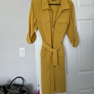 Mustard color dress